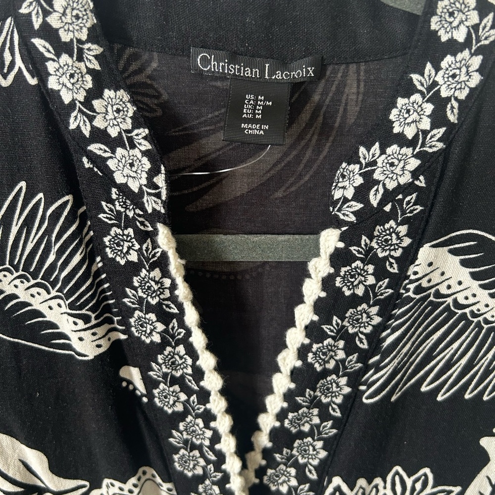 Christian Lacroix Monochrome Floral Kimono
NWOT - Picture 6 of 7